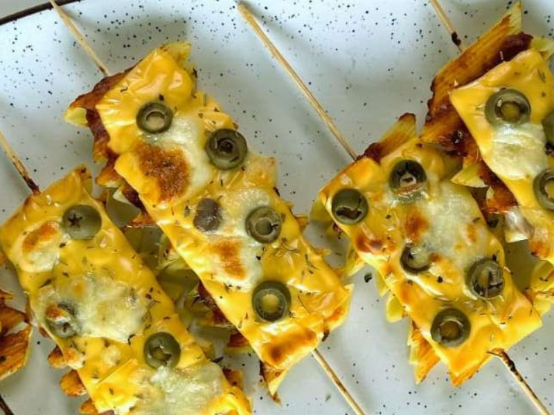 Pizza Pasta Skewers