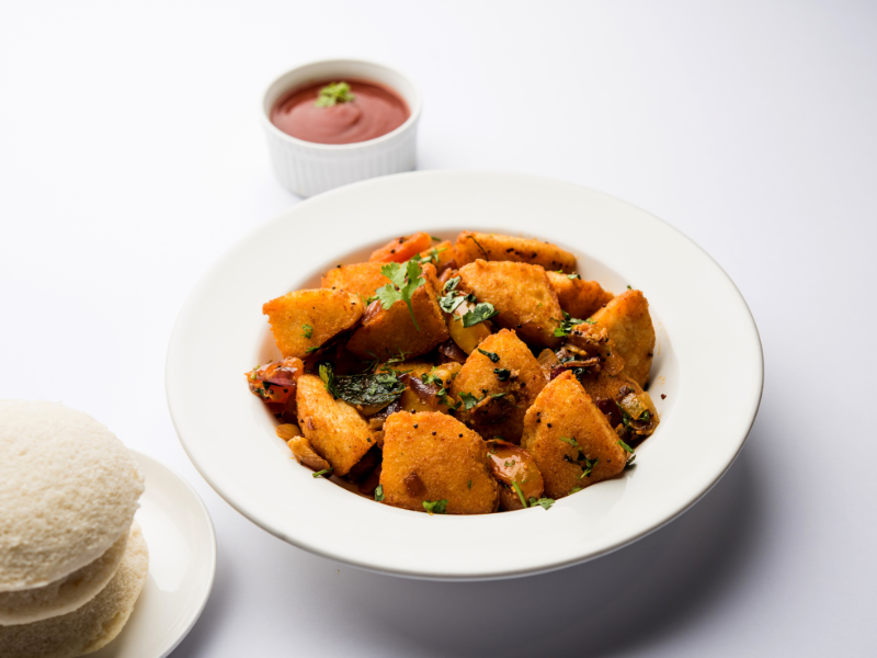 Tomato Masala Idli homemade recipe
