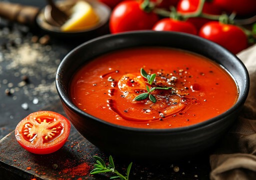 Spicy Tomato Soup Recipe: Warm, Healthy and Zesty