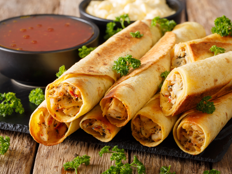 homemade taquito rolls