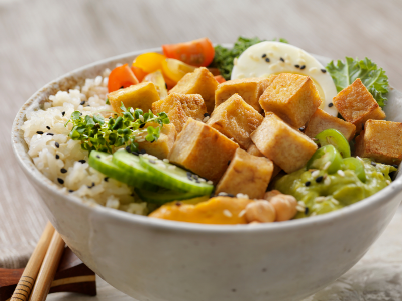 Grilled Tofu Salad