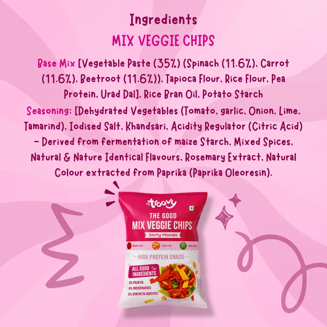 Troovy Mix Veggie Chips