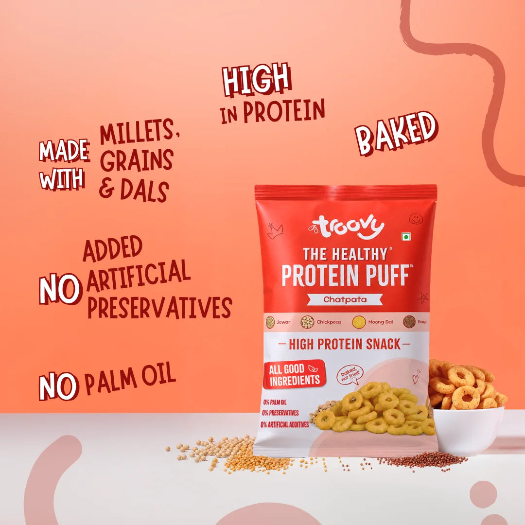 Troovy High Protein Puffs - Chatpata