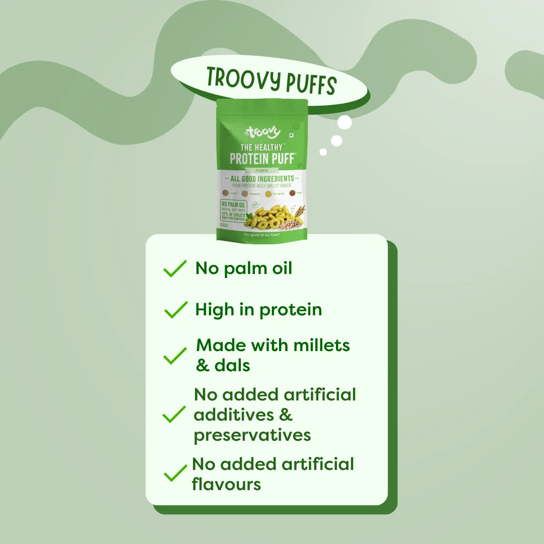 Troovy Protein Puffs - Pudina