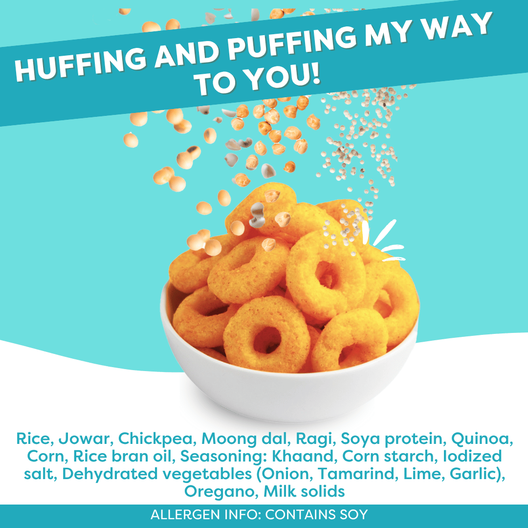 The Healthy High Protein Puffs- Cheese & herbs