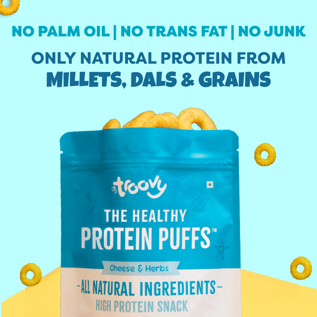 The Healthy High Protein Puffs- Cheese & herbs