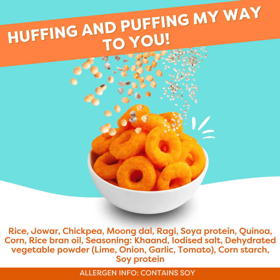 The Healthy High Protein Puffs- Tangy tomato
