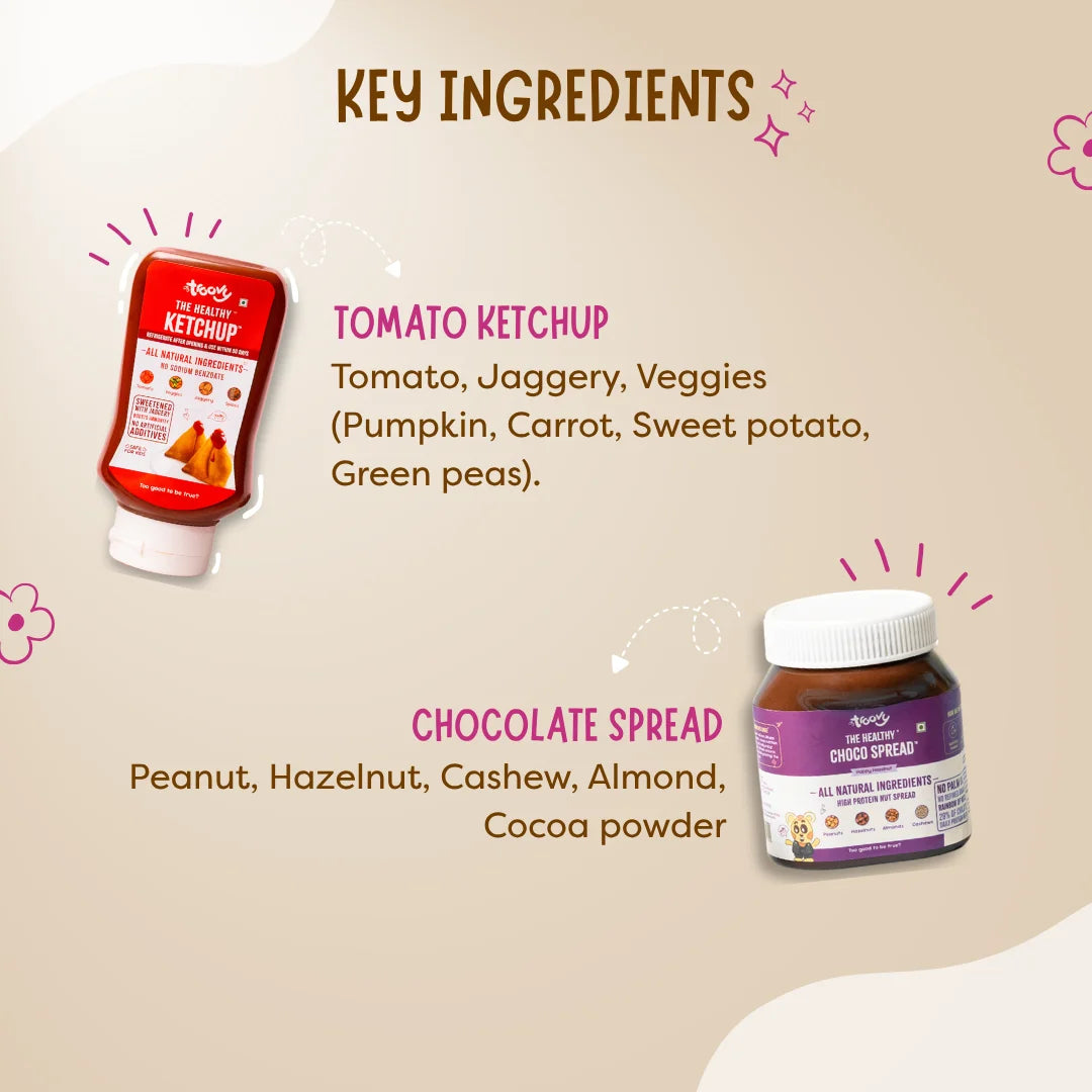 Healthy Ketchup & Chocospread Combo
