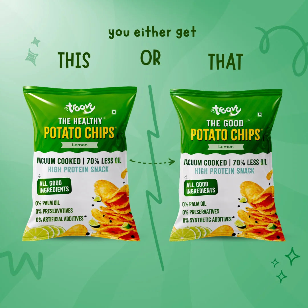Troovy Potato Chips - Lemon