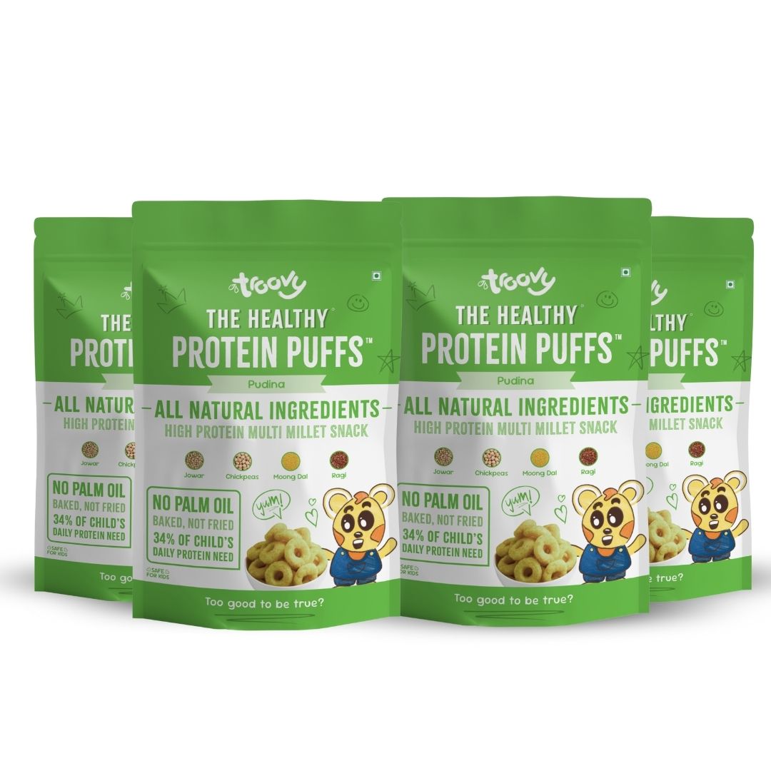 The Healthy High Protein Puffs- Pudina (80gm)