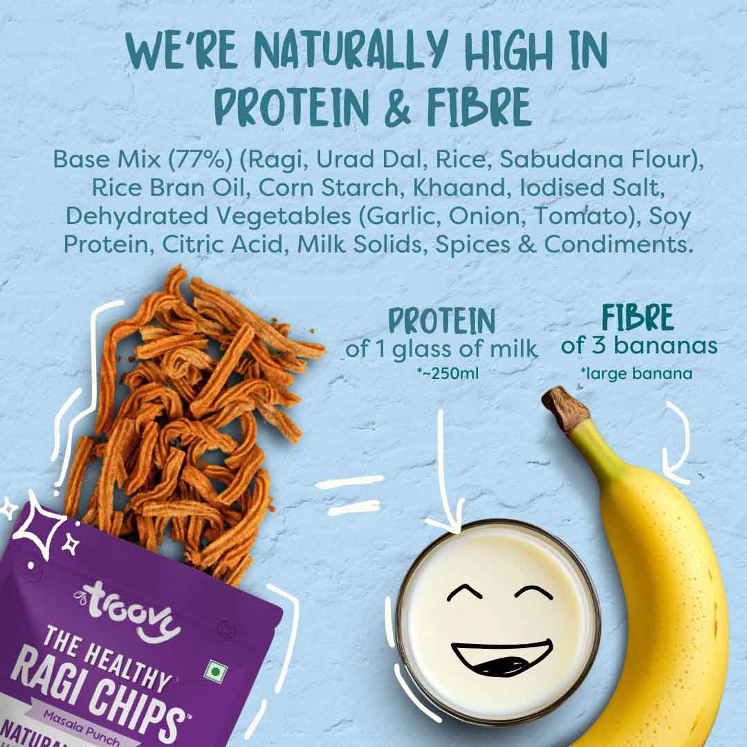 The Healthy High Protein Ragi Chips (70gm)