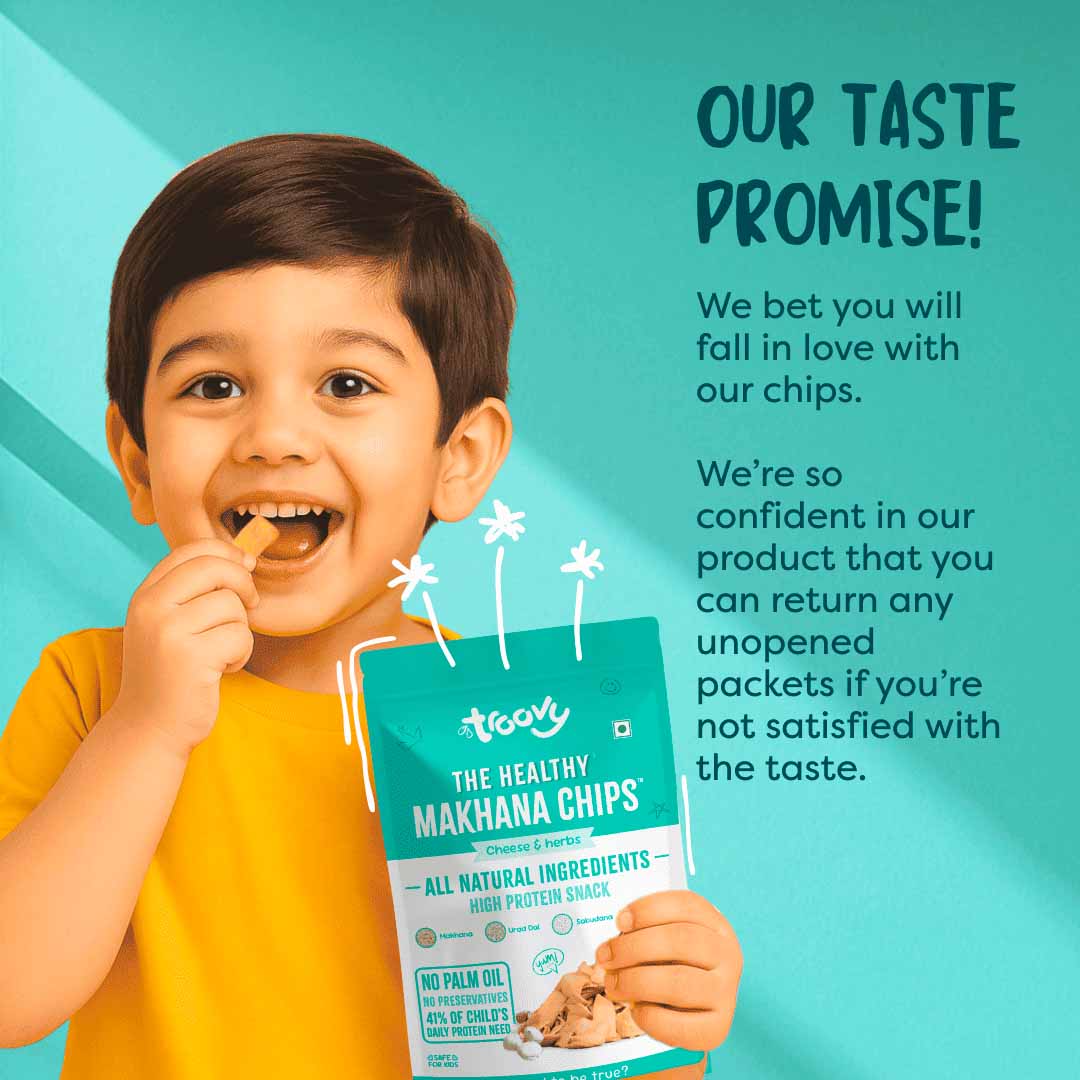 The Healthy High-Protein Makhana Chips (Cheese & Herbs) (60gm)