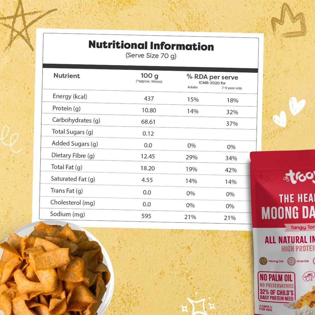 The Healthy High Protein Moong Dal Chips (70gm)