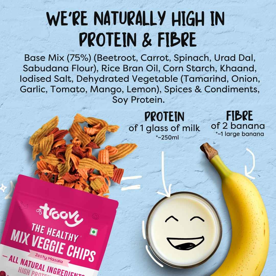 The Healthy Protein Chips- Rainbow of Real Veggies (70gm)