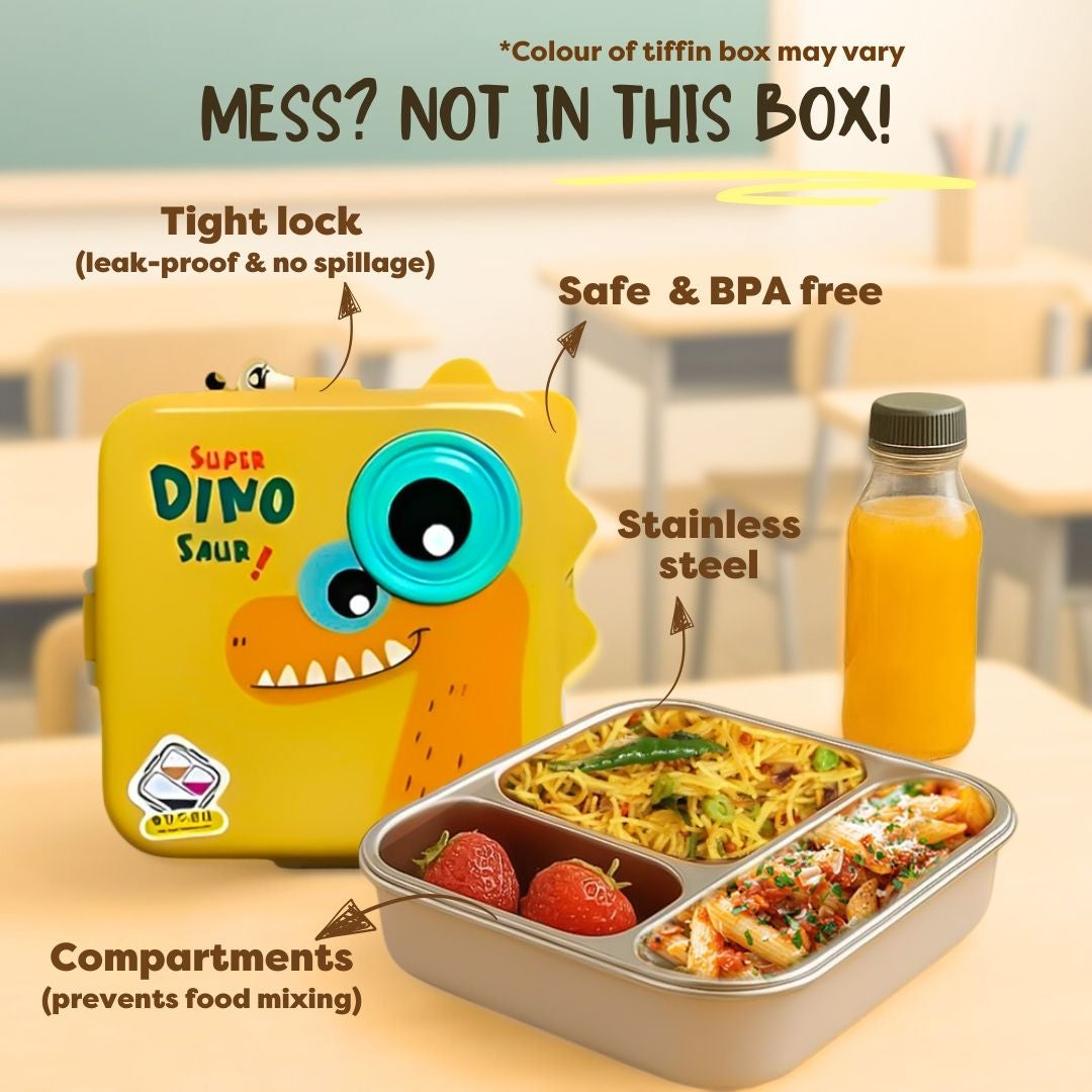 Healthy Dino Tiffin Kit (Limited Edition)