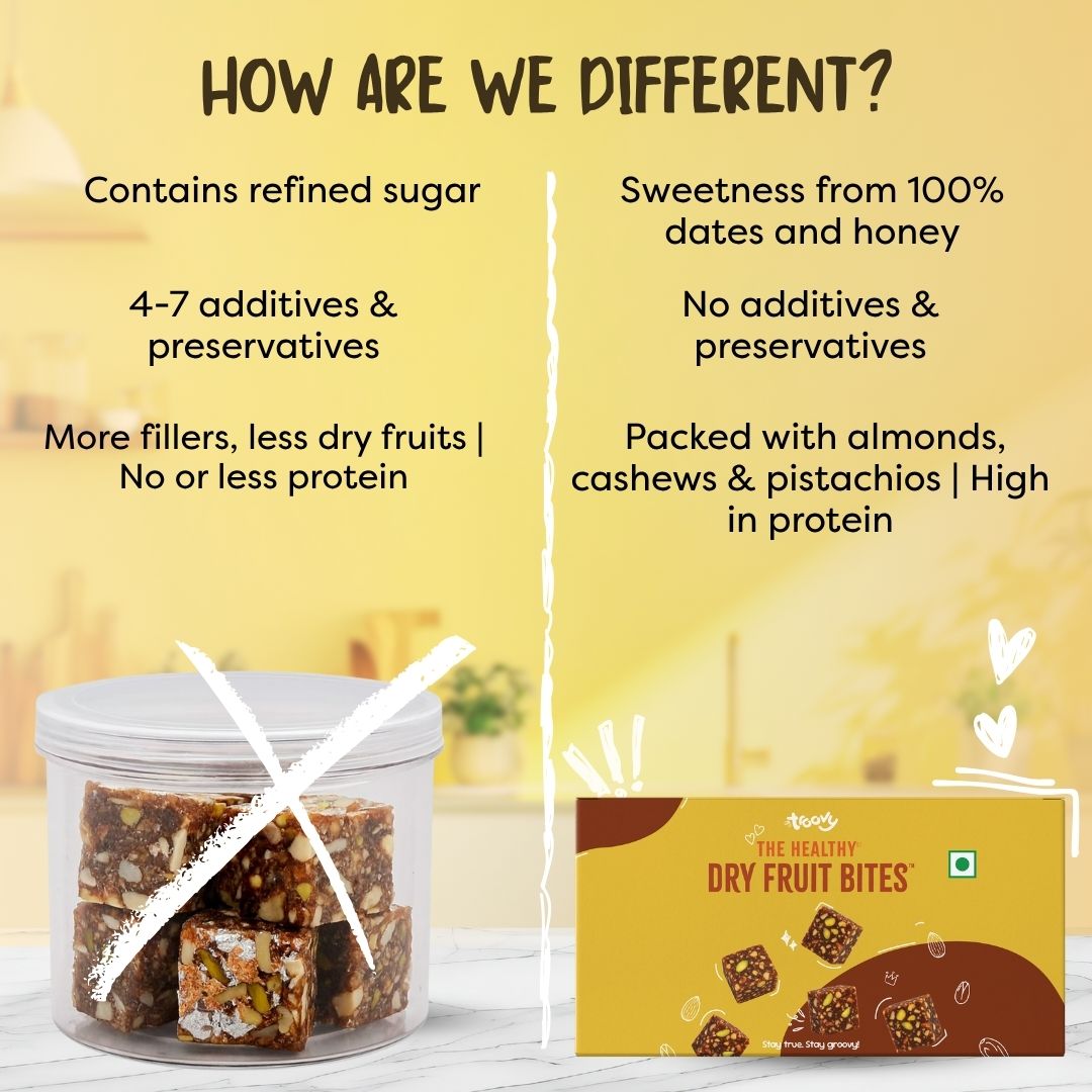 The Healthy Dry Fruit Bites 140gm