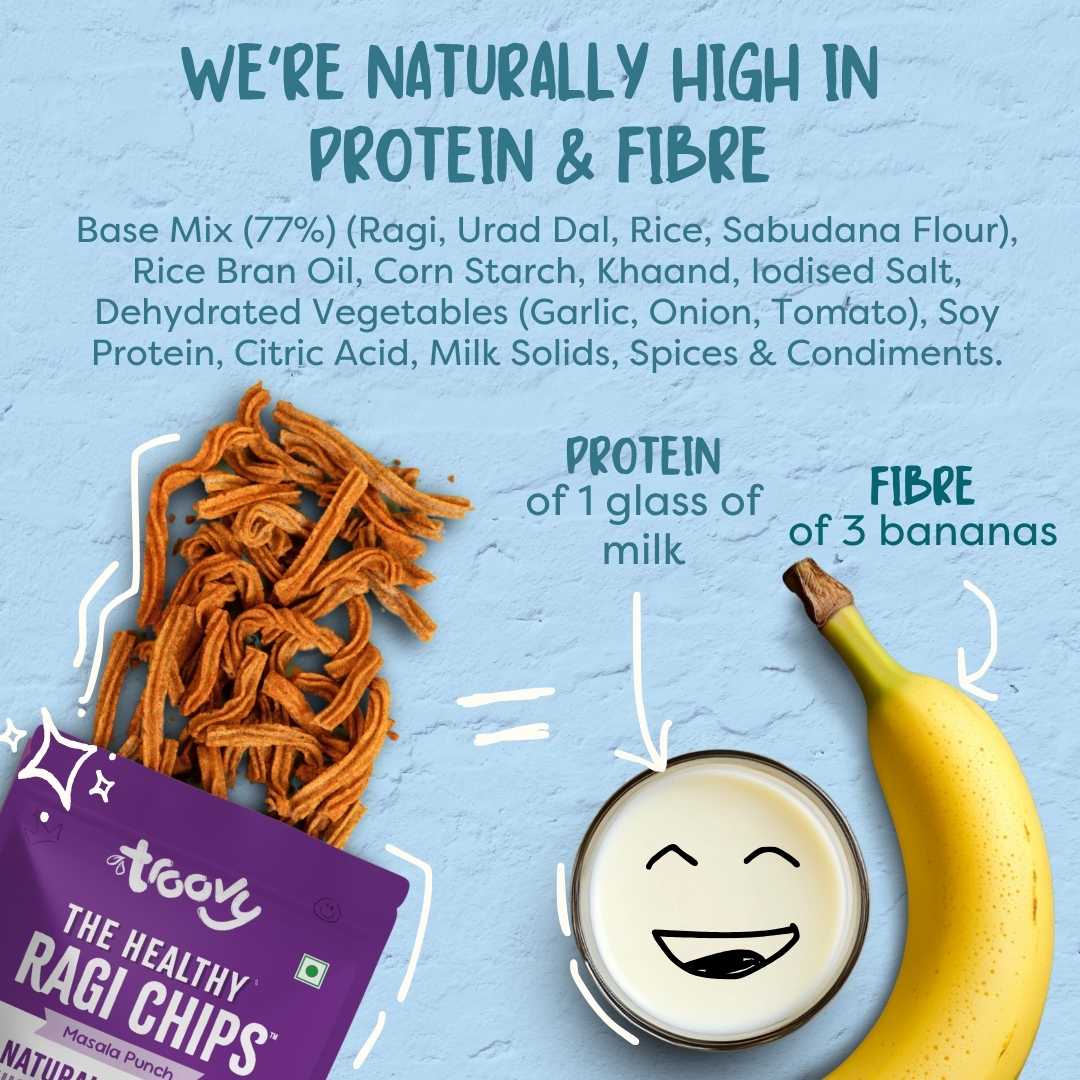 The Healthy High Protein Ragi Chips (70gm)