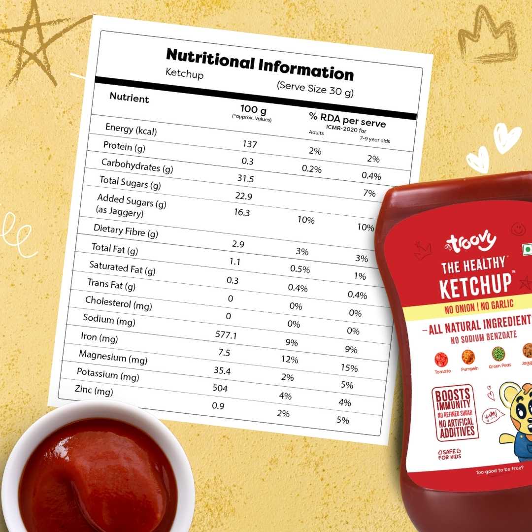 The Healthy Tomato Ketchup (No Onion | No Garlic) (340gm)