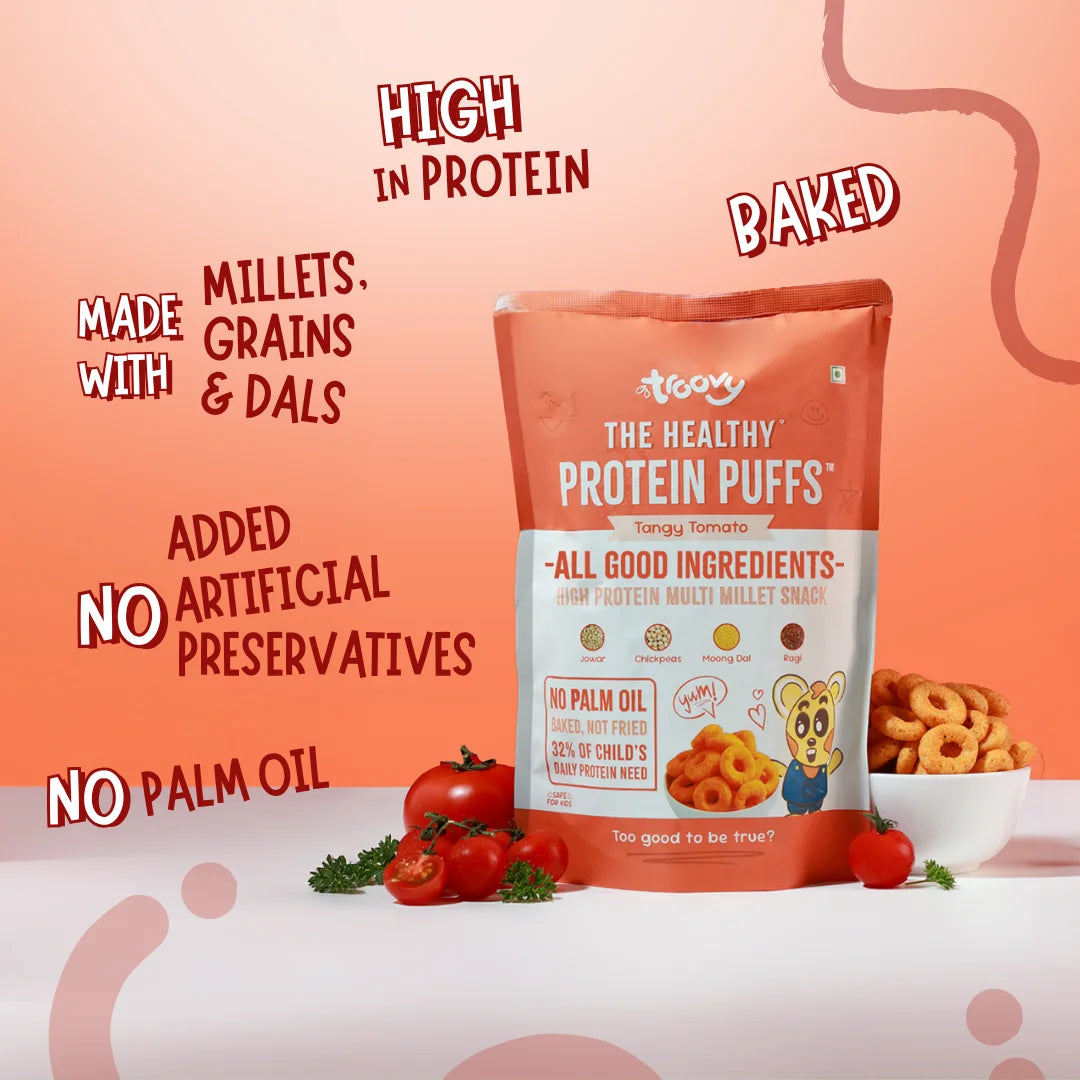 Troovy Protein Puffs - Tangy Tomato