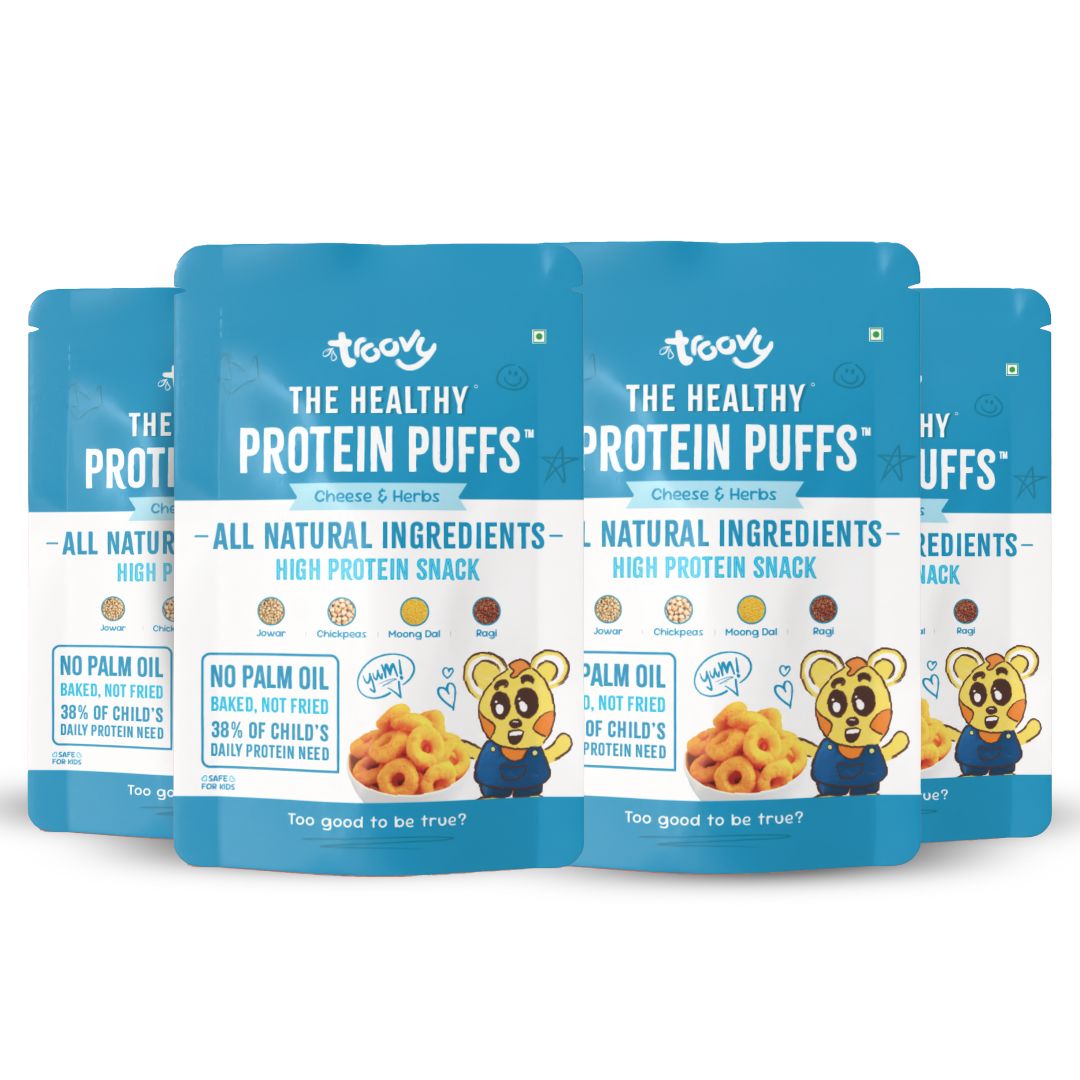 The Healthy High Protein Puffs- Cheese & herbs