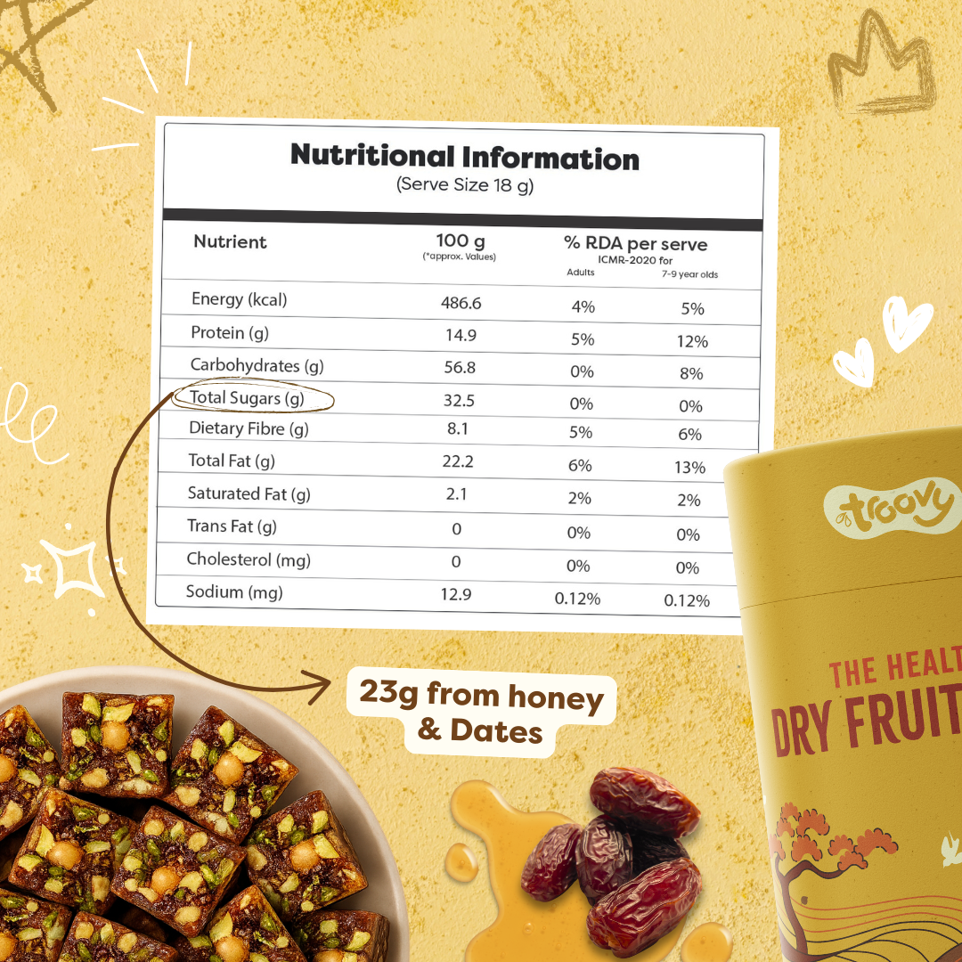 The Healthy Dry Fruit Bites 180gm