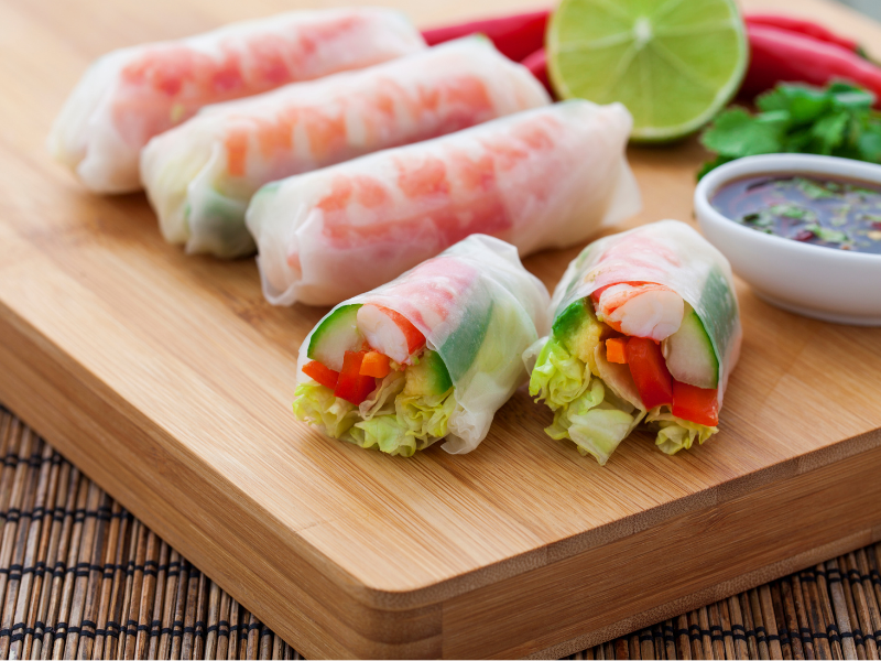 Easy to Make Rice Paper Wraps 
