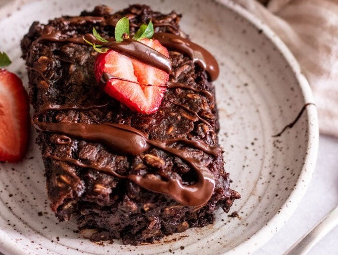 Chocolate baked oats