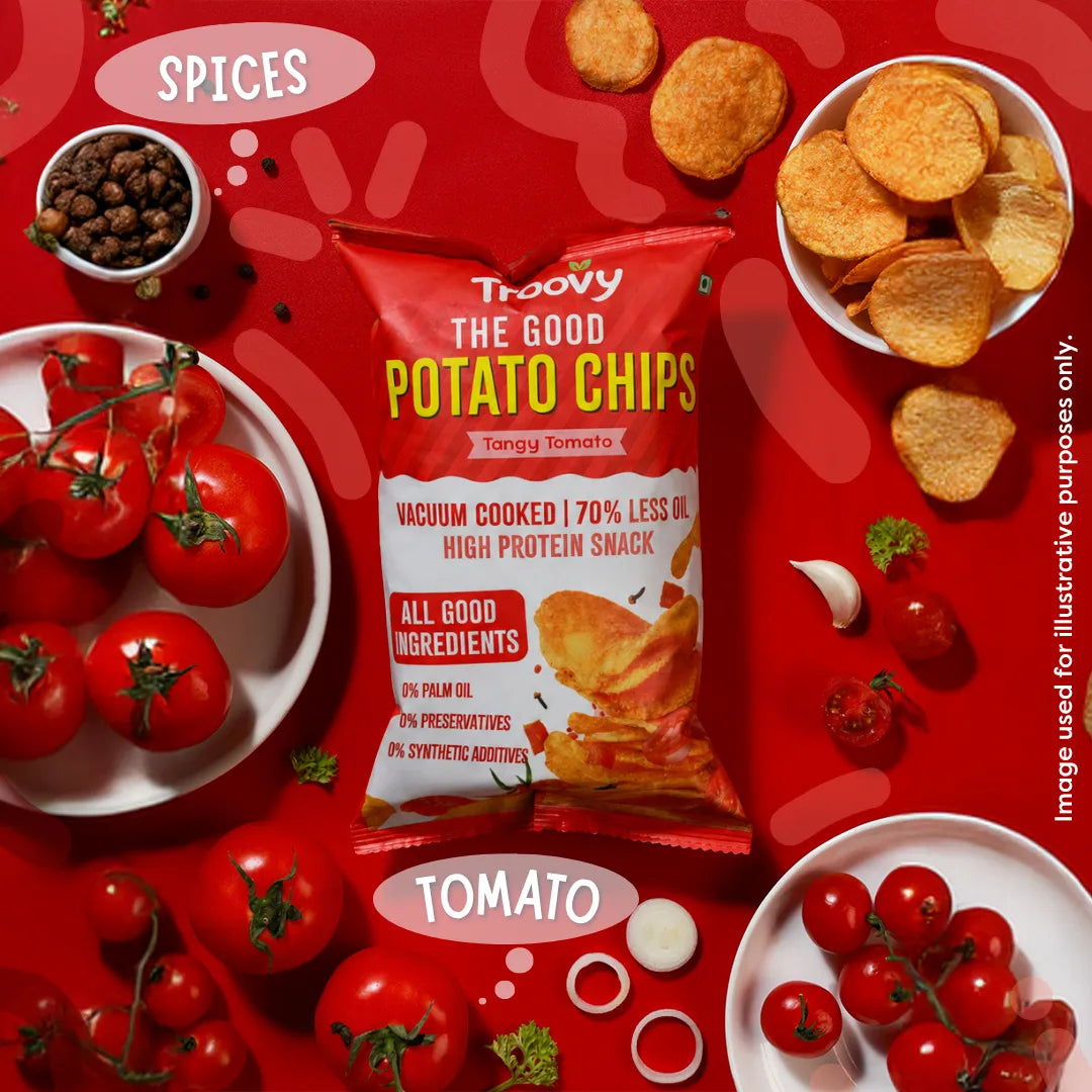 Troovy Potato Chips - Tangy Tomato