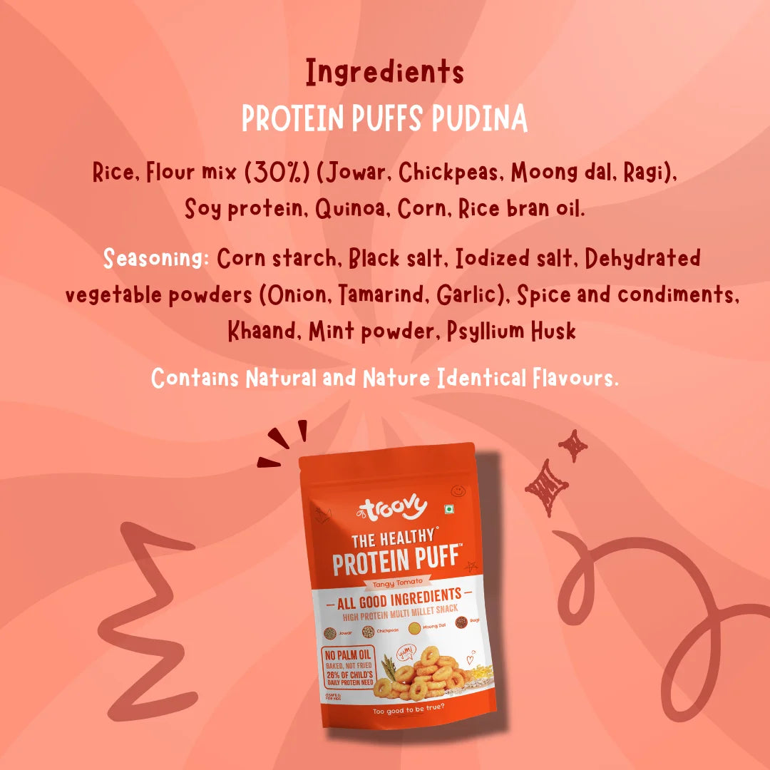Troovy Protein Puffs - Tangy Tomato