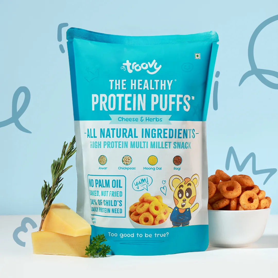 Healthy Protein Puffs- Cheese & Herbs
