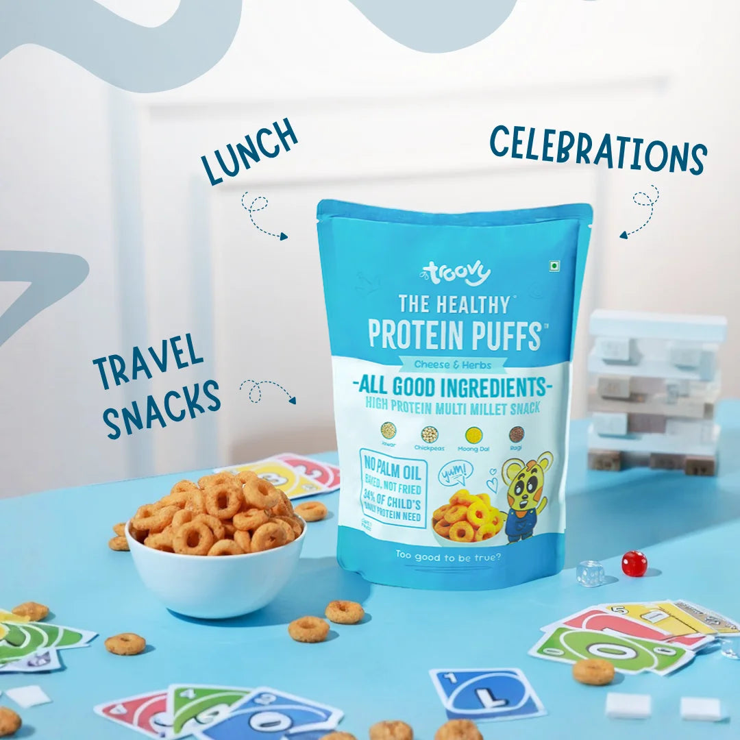 Troovy Protein Puffs- Cheese & Herbs