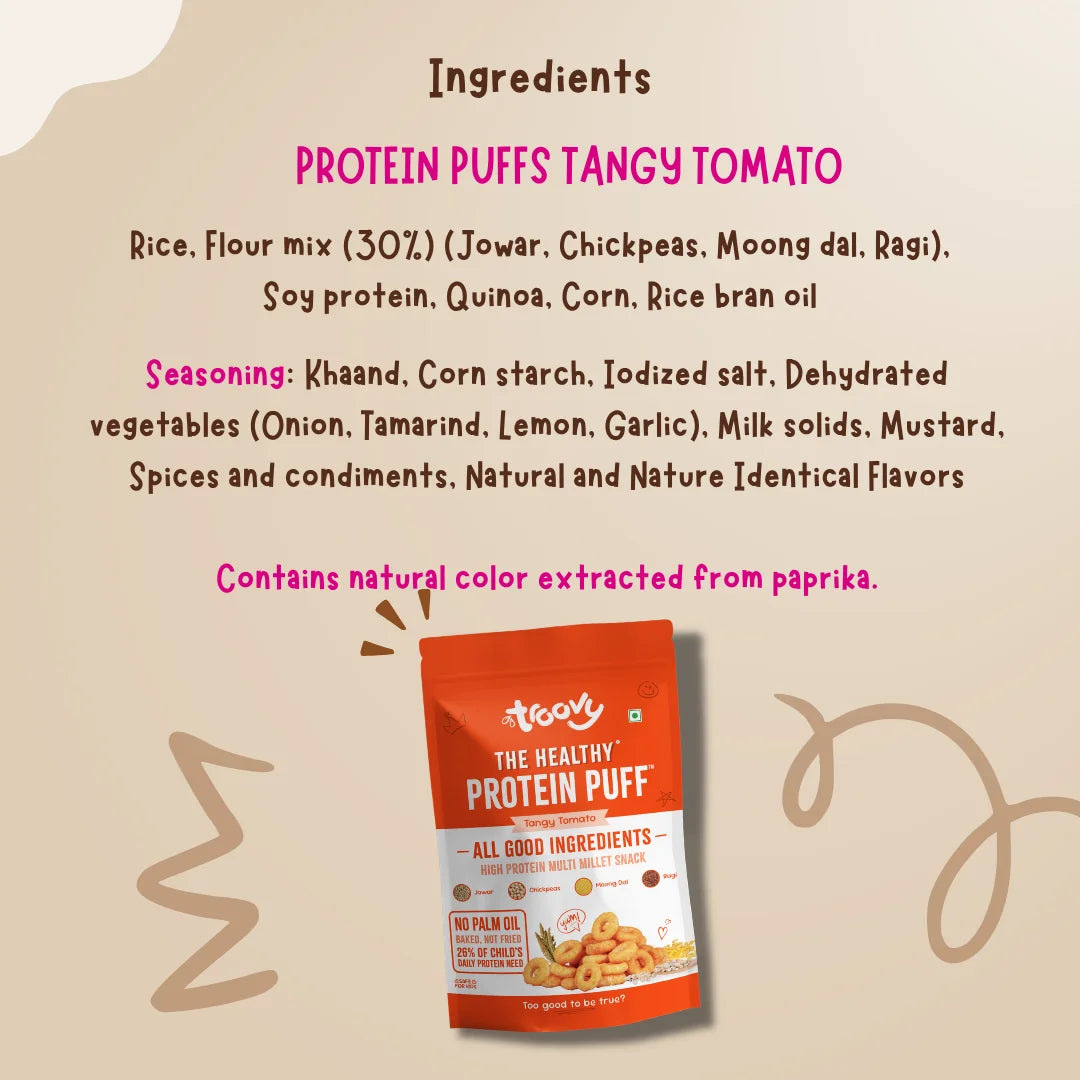 Troovy Protein Puffs- Mix Pack