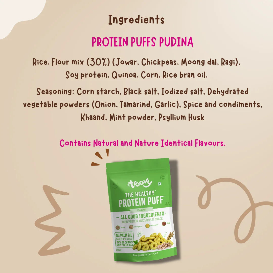Troovy Protein Puffs- Mix Pack