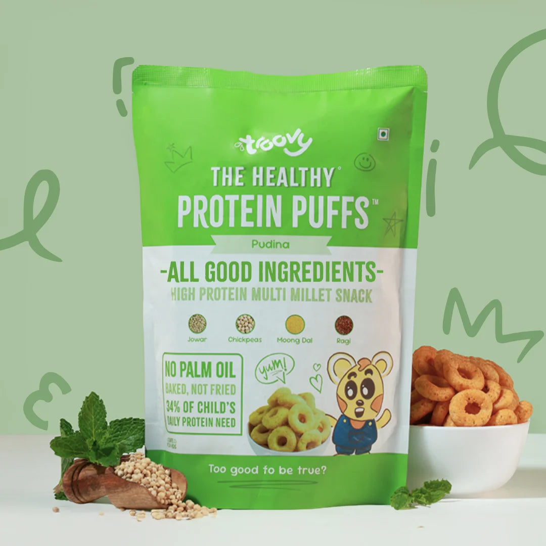 Healthy Protein Puffs - Pudina