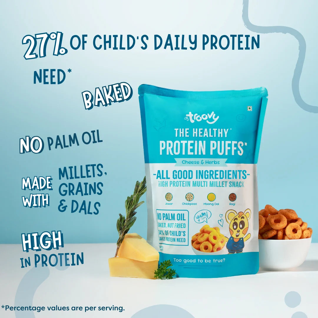 Troovy Protein Puffs- Cheese & Herbs