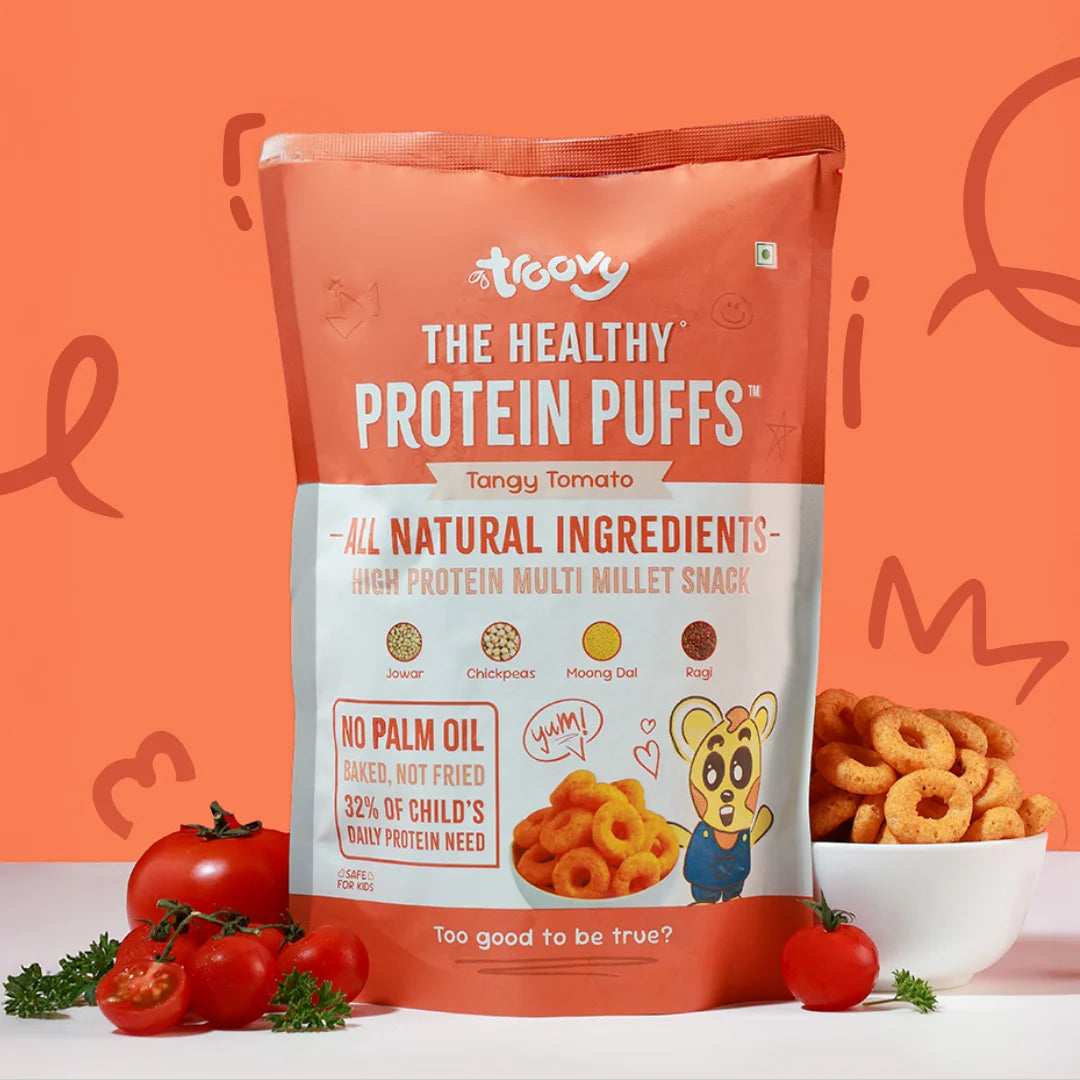 Healthy Protein Puffs - Tangy Tomato