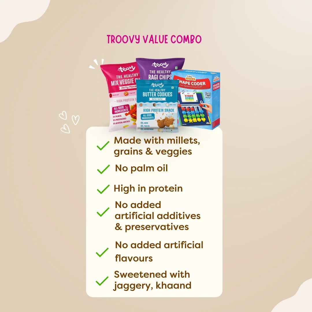 Troovy Kids Snack Play Mini Combo