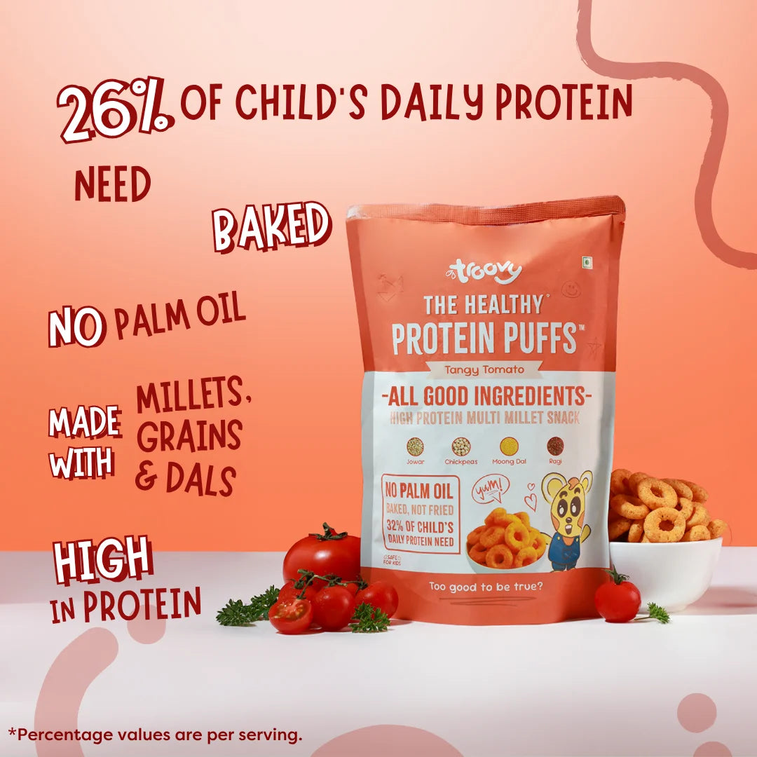 Troovy Protein Puffs - Tangy Tomato