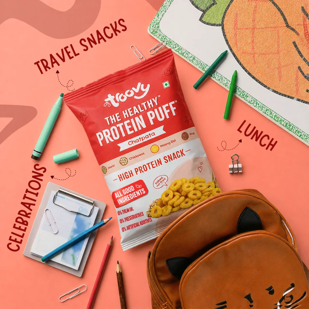 Troovy High Protein Puffs - Chatpata