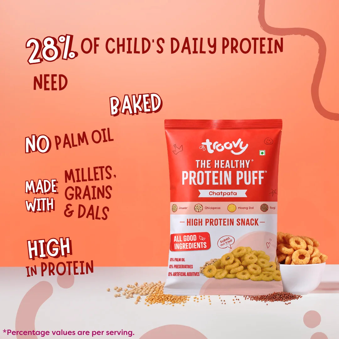 Troovy High Protein Puffs - Chatpata