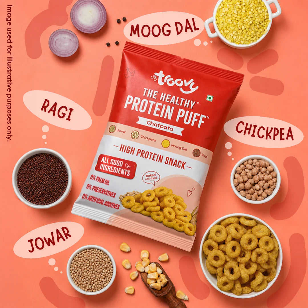 Troovy High Protein Puffs - Chatpata