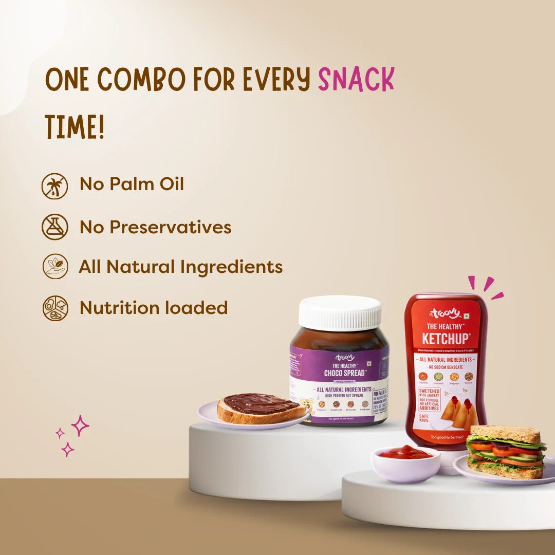 Healthy Ketchup & Chocospread Combo