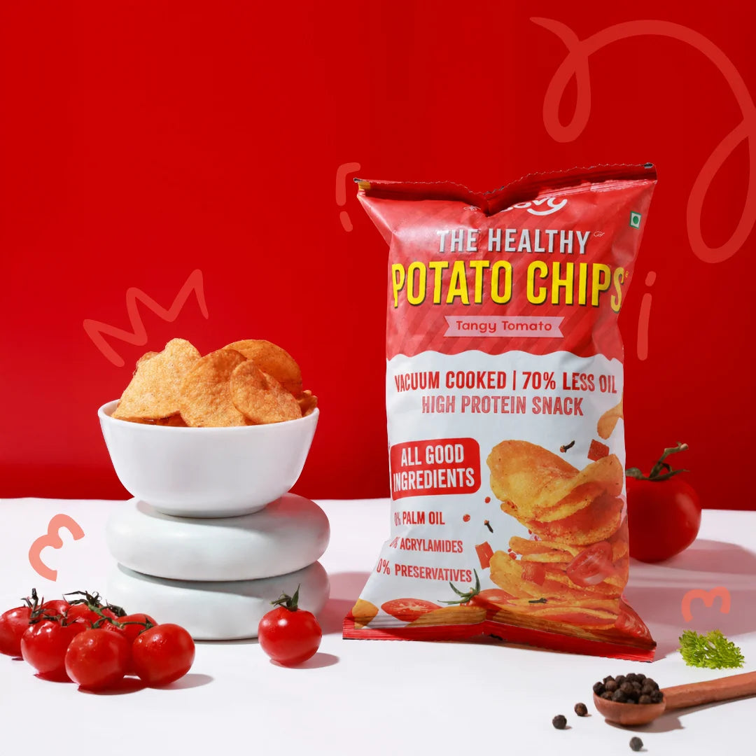 Healthy Potato Chips - Tangy Tomato