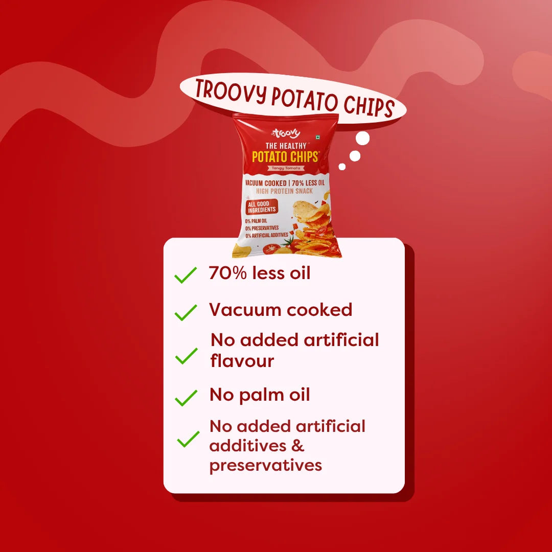 Troovy Potato Chips - Tangy Tomato