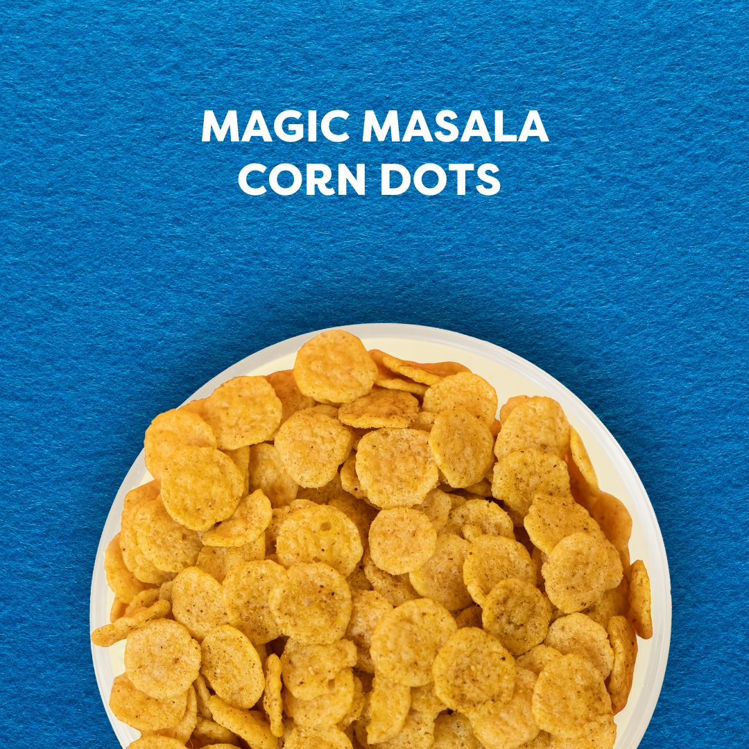 The Healthy Protein Munchies - Corn Dots (Masala Magic)