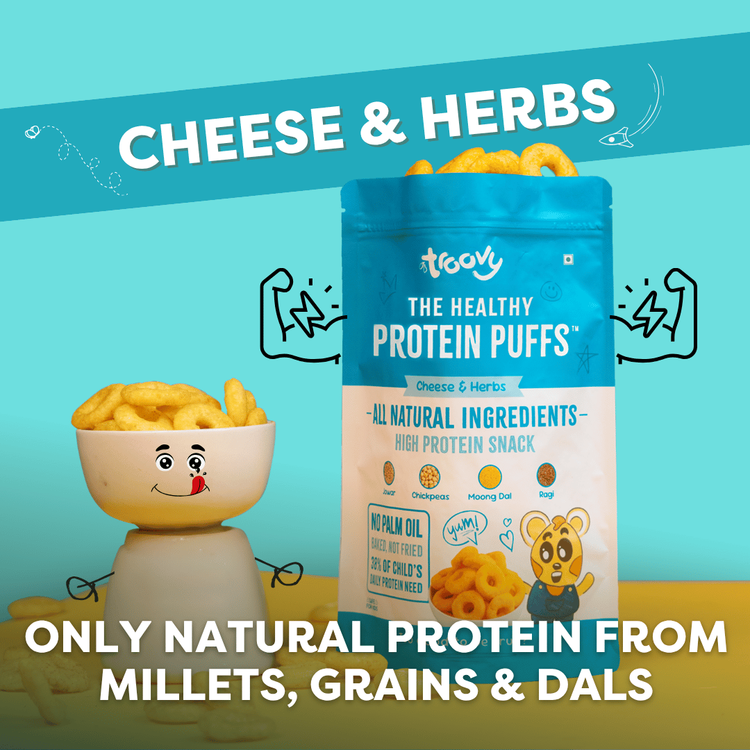 The Healthy High Protein Puffs- Cheese & herbs