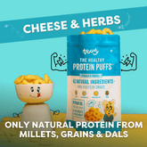 The Healthy High Protein Puffs- Cheese & herbs