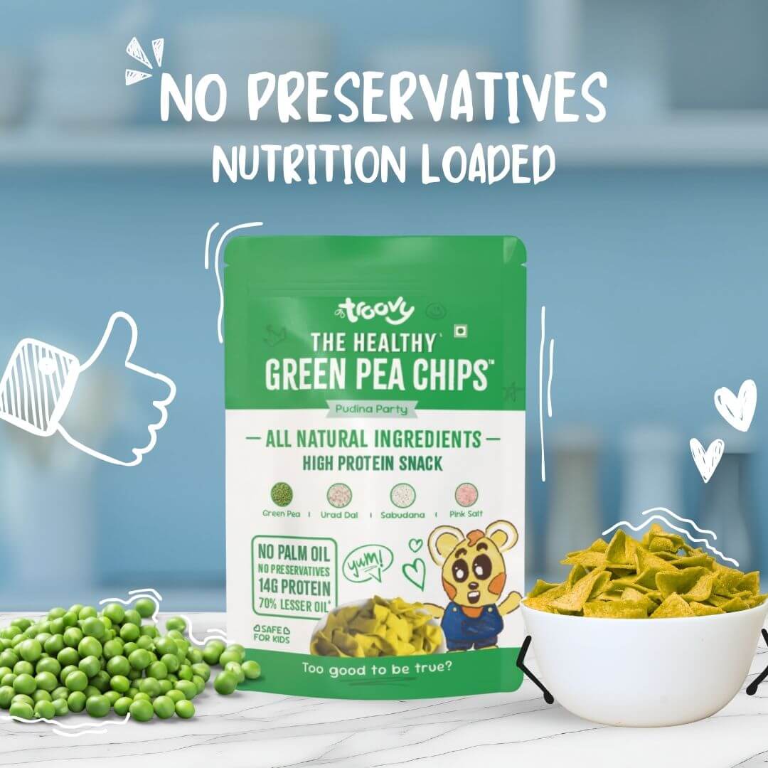 Free gift- The Healthy High- Protein Green Pea Chips