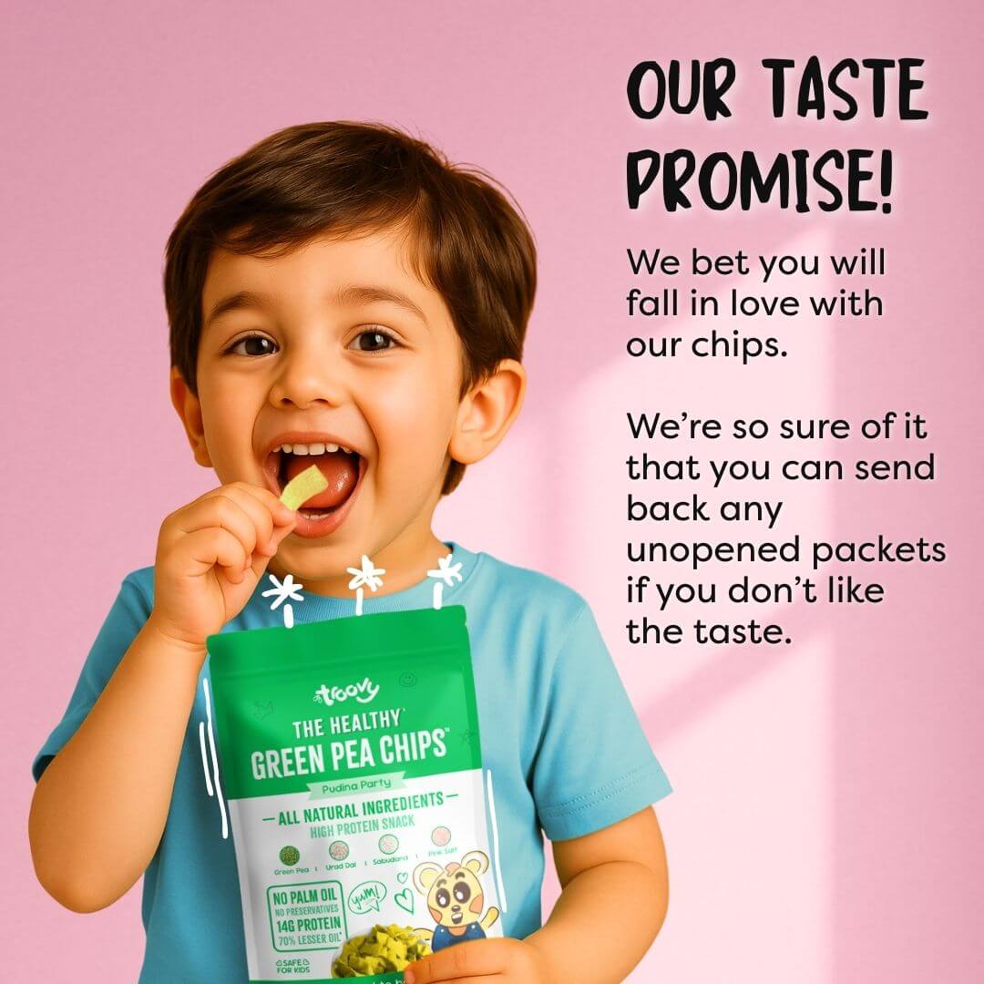 Free gift- The Healthy High- Protein Green Pea Chips