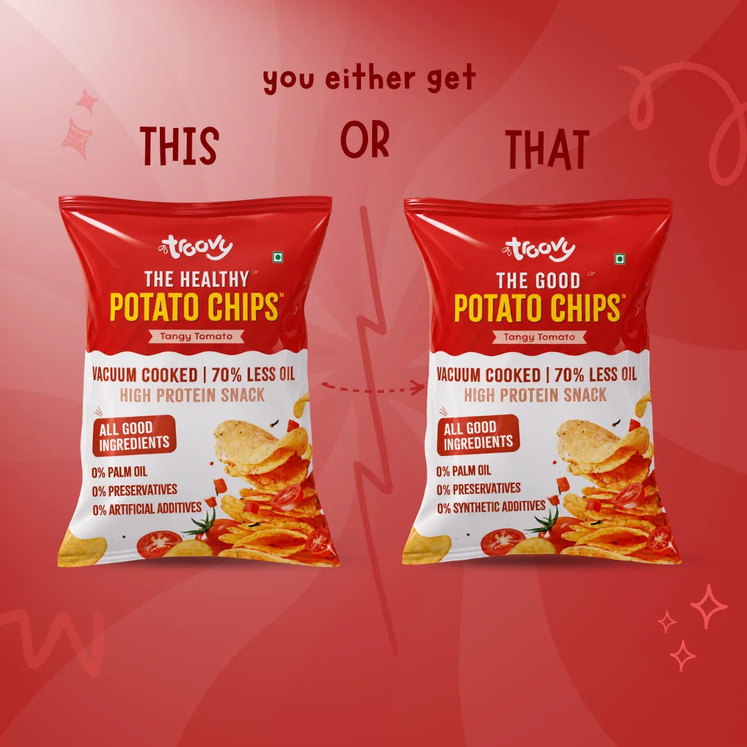 Troovy Potato Chips - Tangy Tomato